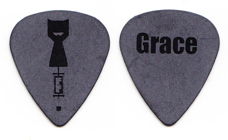 Foo Fighters Dave Grohl Grace Gray/Black Guitar Pick - 2008 Echoes Tour
