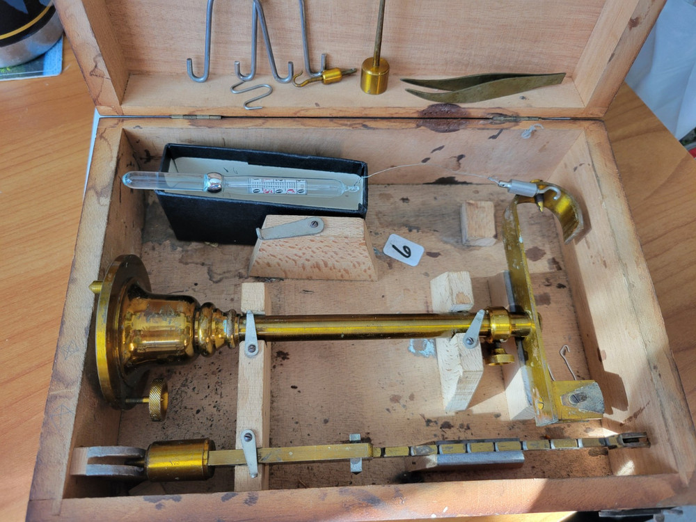 Vintage German 'August Sauter' Specific Gravity for Central Scientific Chicago