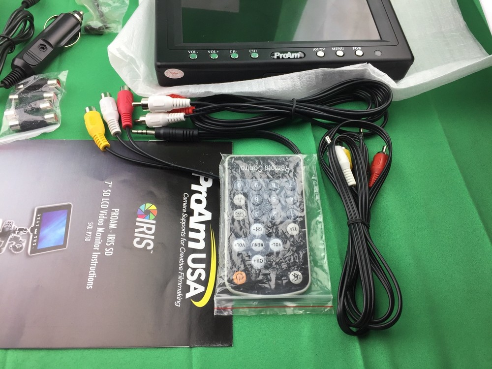 ProAm 7" Iris SD On-Camera/Crane LCD Monitor Kit