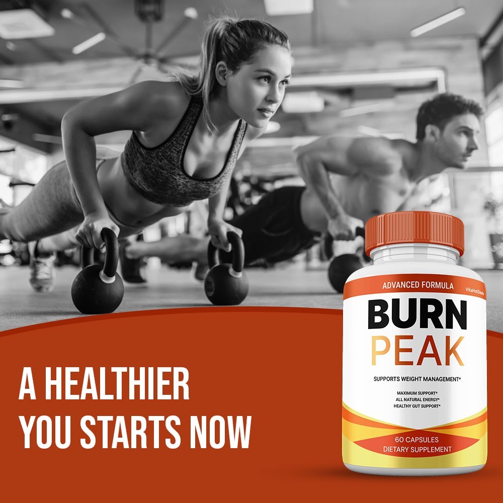 Burn Peak Capsules, Max Strength, BurnPeak All Natural Supplement (3 Pack)