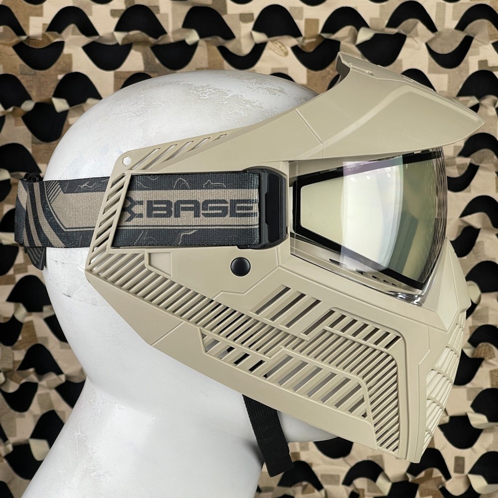 NEW Base GS-O Paintball Mask - Tan