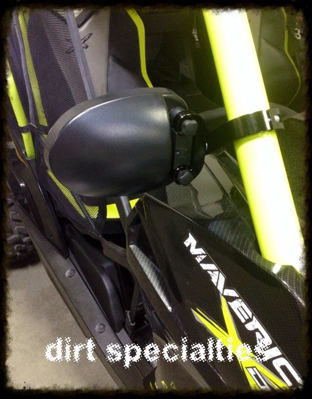CANAM COMMANDER UTV Side View Mirror Set (Fits 2.00" roll bar)