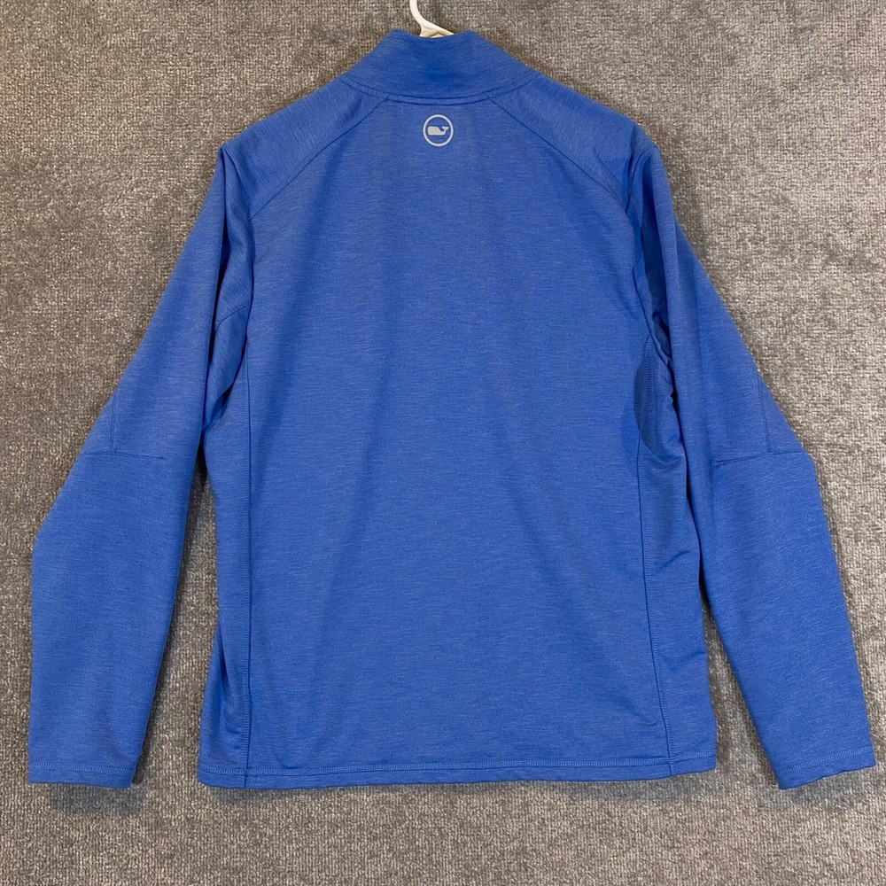 VINEYARD VINES Pullover Mens Medium Blue JIM NANTZ Golf Jacket 1/2 Zip Stretch