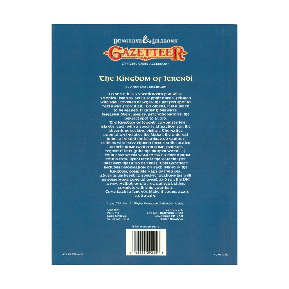 TSR Basic D&D Kingdom of Ierendi Fair+