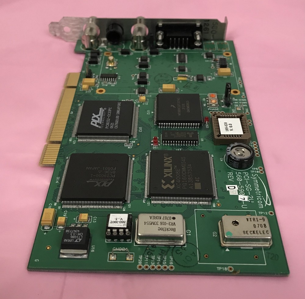 Symmetricom PCI-SG 2U TrueTime Multi-Func Time & Frequency PCI Plug-in Module
