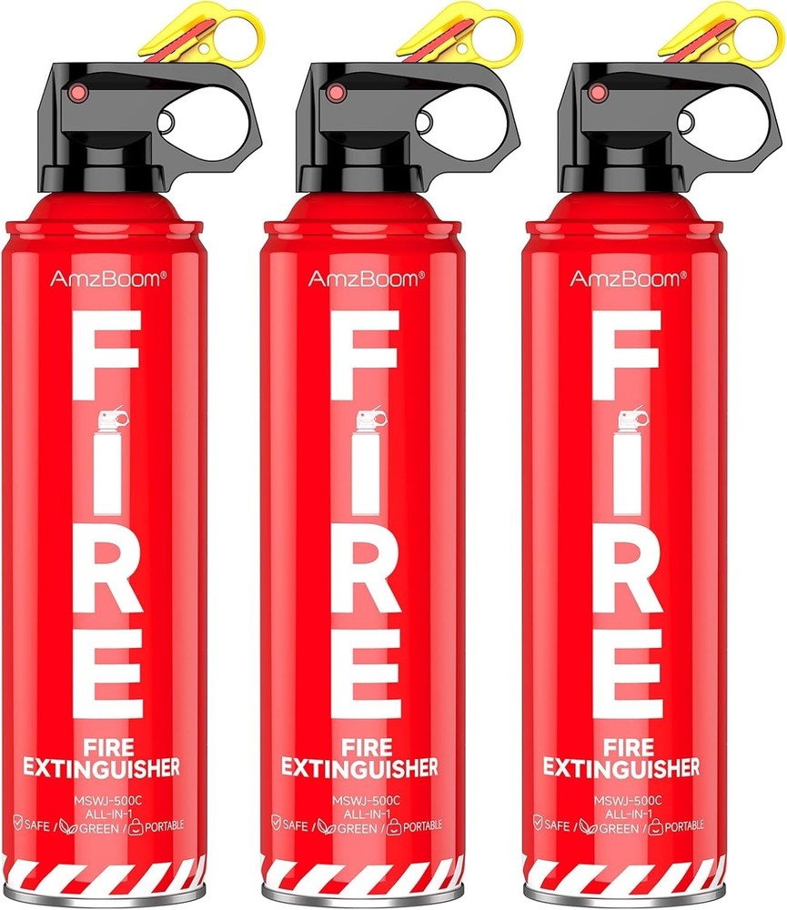 1 PACK Portable Fire Extinguisher Spray 4 in-1 With Bracket