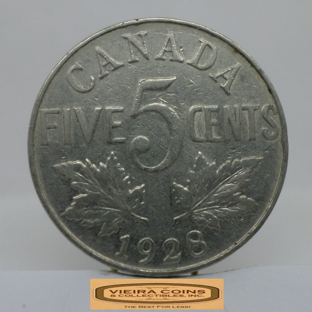 1928 Canada 5 Cents - #C56050NQ