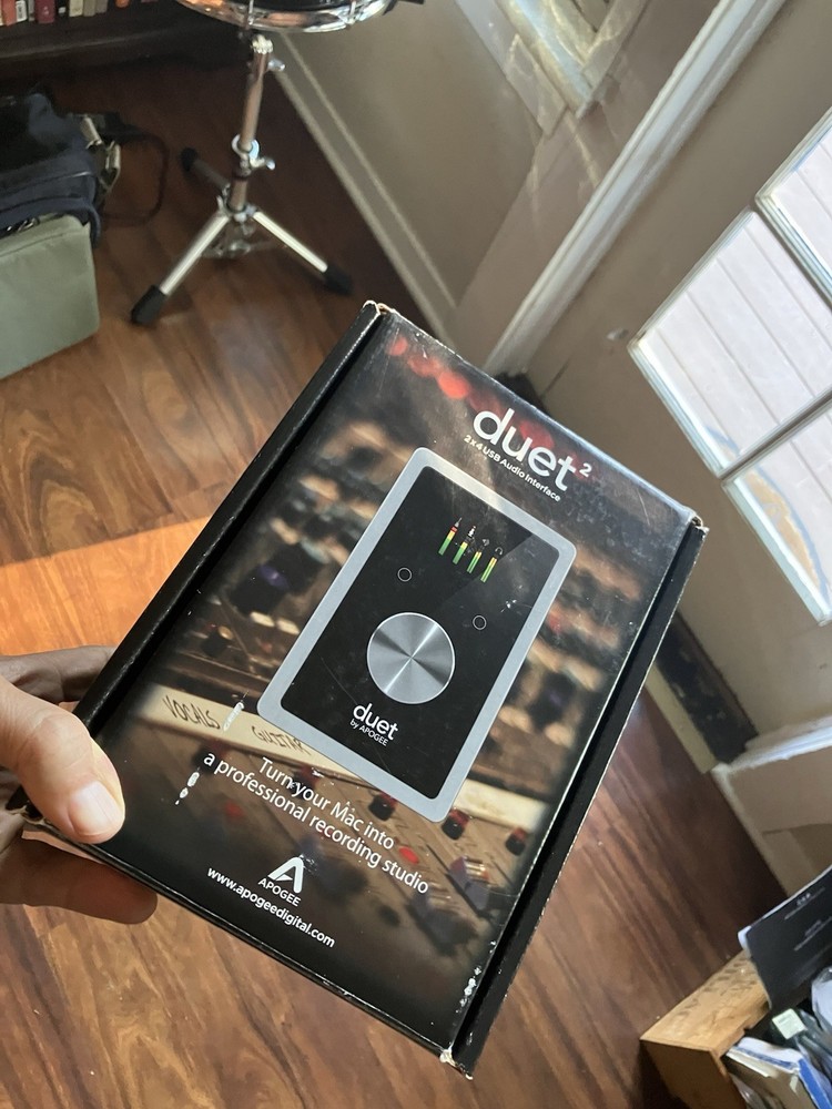 Apogee Duet 2 USB Audio Interface OLED Display w/ Breakout Cable, Box