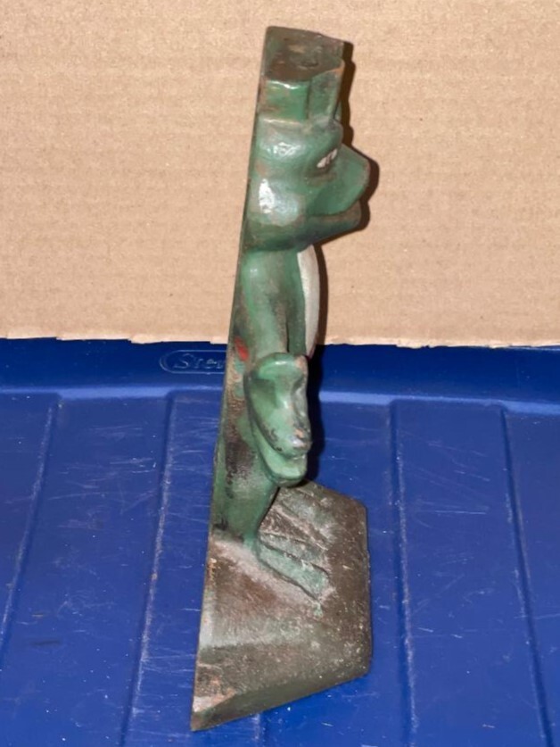 Cast Iron Frog Prince Doorstop