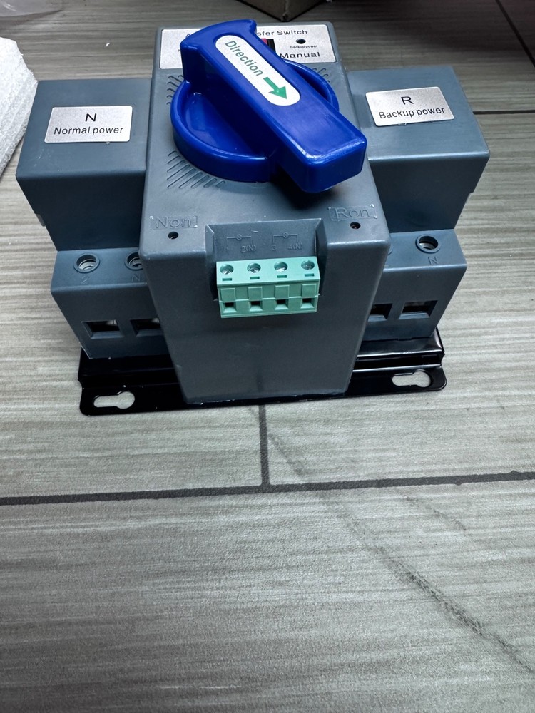 AC110V 63A 2P Automatic Transfer Switch Solar ATS Generator Dual Power Change...