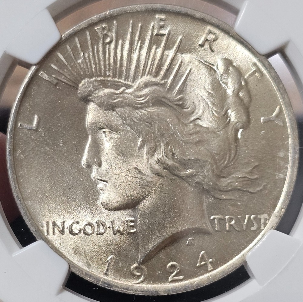 1924 Peace Dollar MS-66 NGC VIDEO