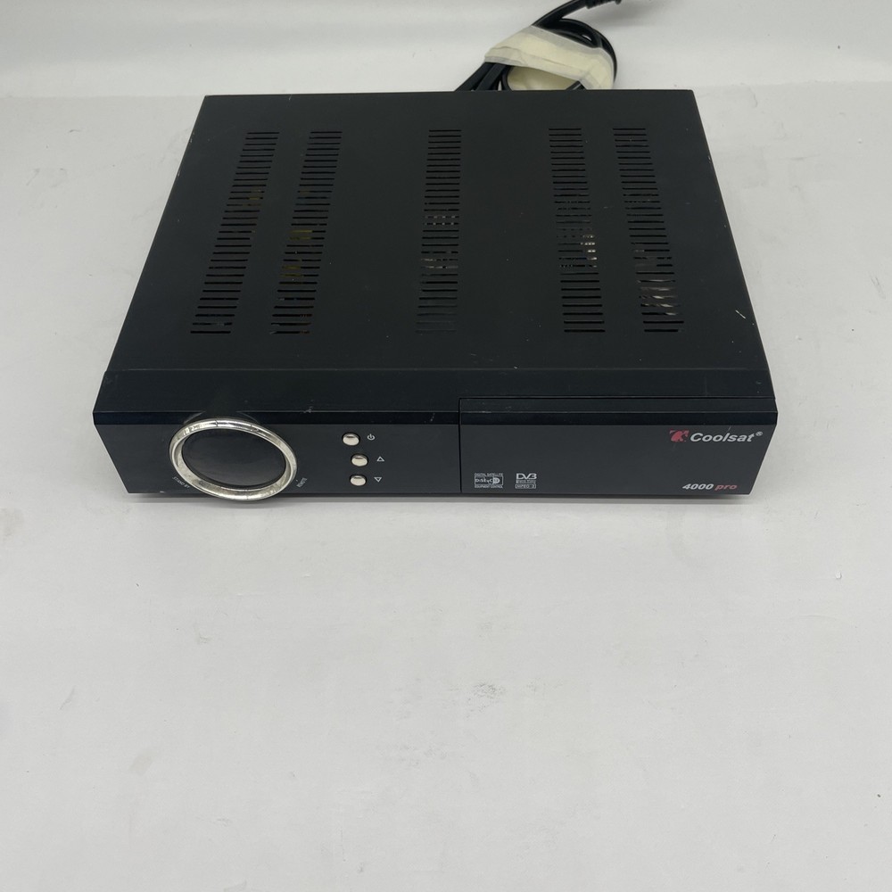 CoolSat 4000Pro Satellite TV Receiver *POWERS ON UNTESTED*