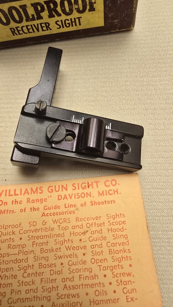 Williams foolproof FP model T/C receiver sight