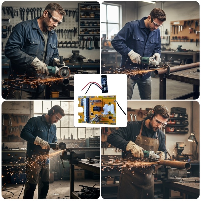 21V Heavy Duty Tool Accessory Protective Panel 8MOS LED Side Illumination