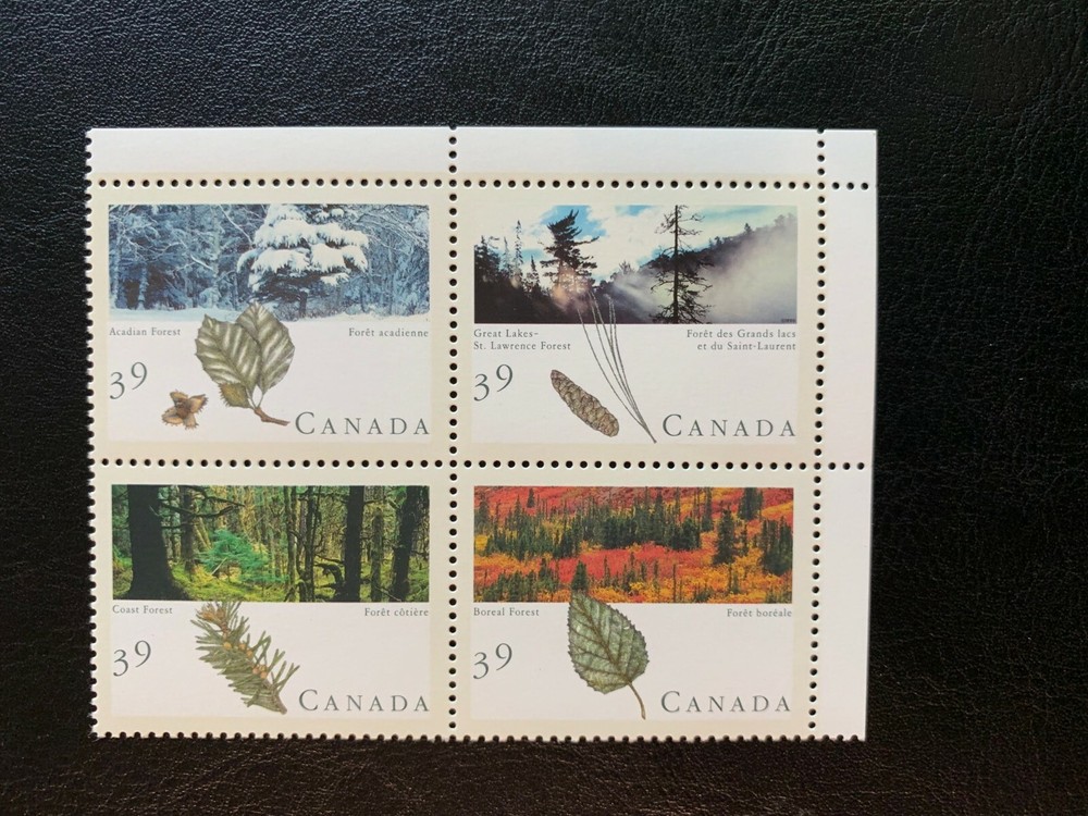 Canada Scott #1283a Pane of 4  Mint Never Hinged
