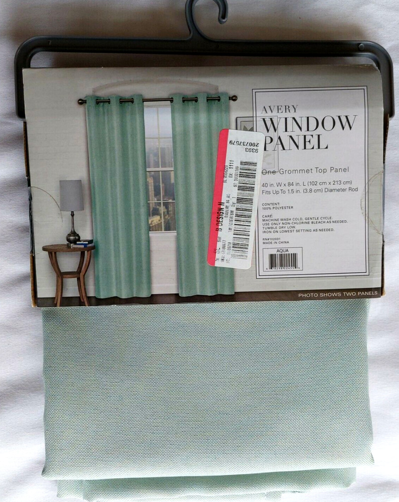 Avery Aqua One Grommet Top Panel 40"x84"
