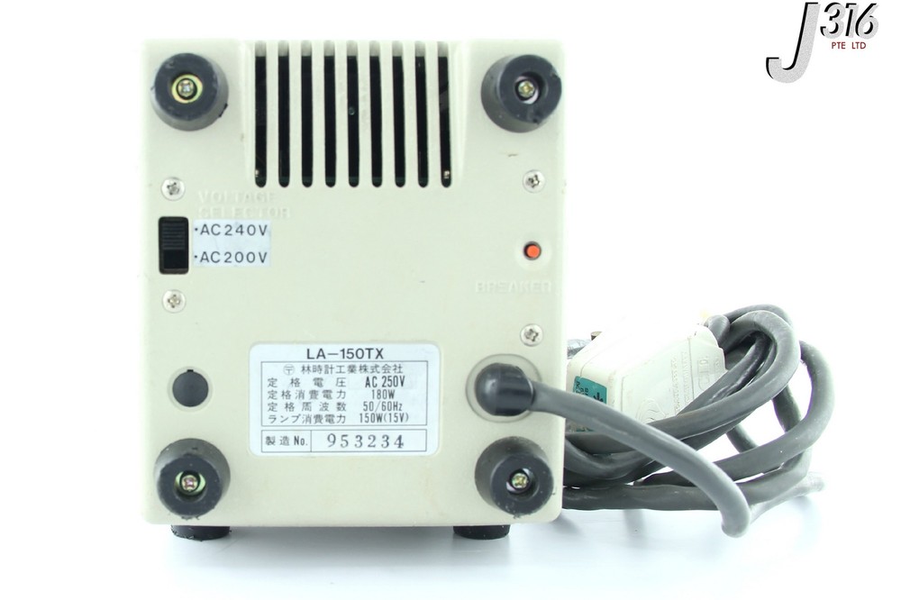 3442 HAYASHI LUMINAR ACE HALOGEN LIGHT SOURCE 250VAC LA-150TX