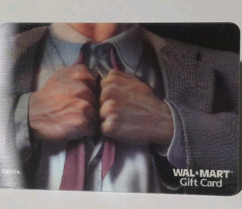 Walmart Gift Card- DC Comics - Superman - Lenticular - Set - No Value