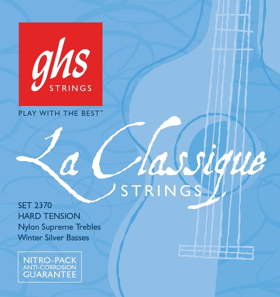 GHS 2370 La Classique™ Classical Guitar Strings; hard tension