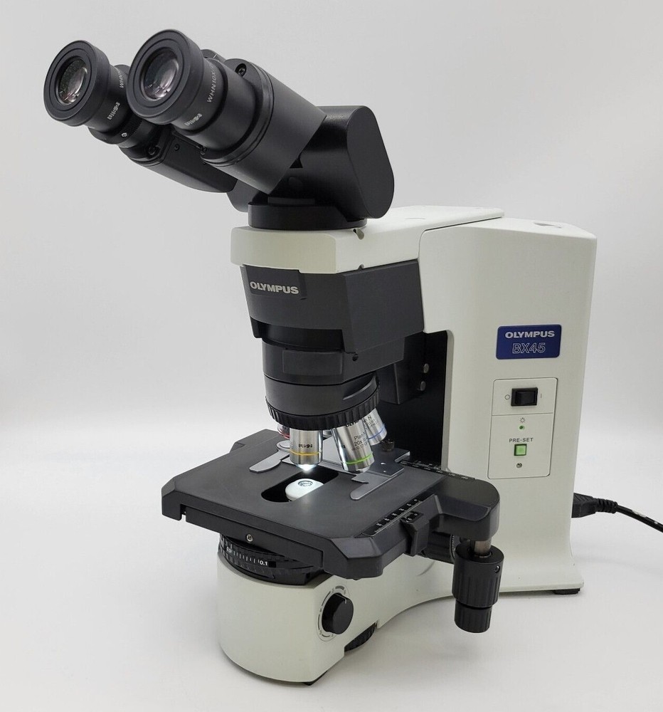Olympus Microscope BX45 Pathology / Mohs with Tilting Binocular Head