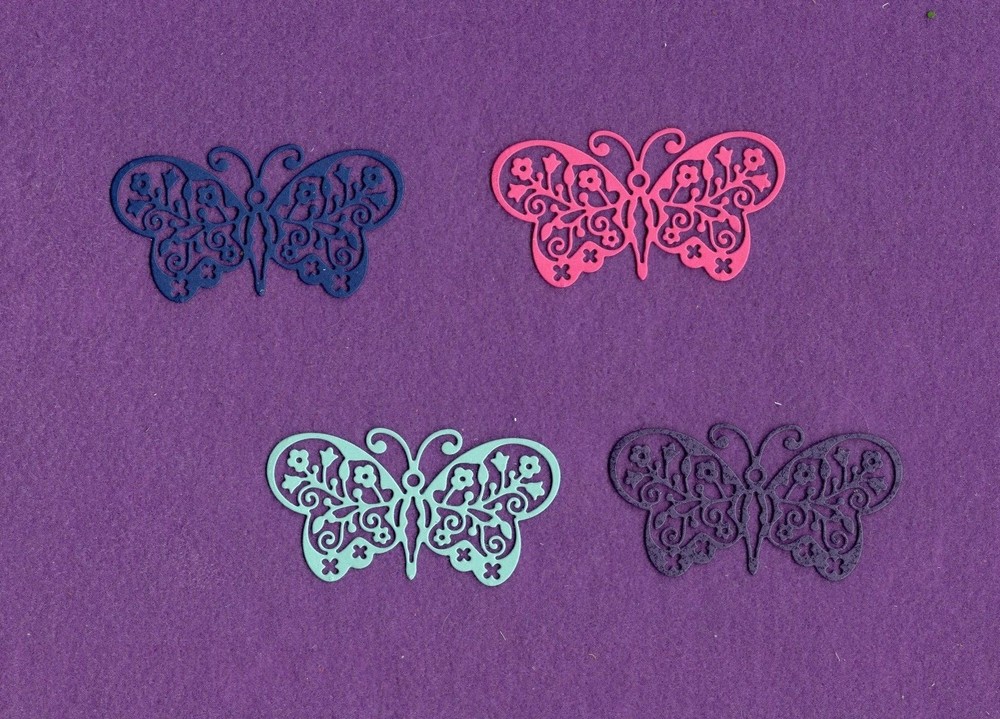 BUTTERFLY  # 9 die cuts scrapbook cards