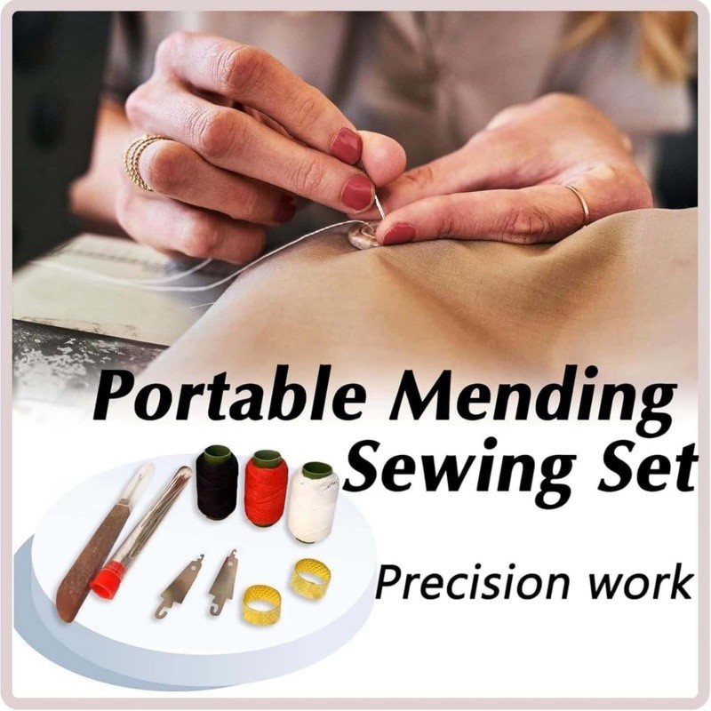 37 Piece Hand Sewing Needle Sewing Tool Set Portable DIY Sewing Working Kit