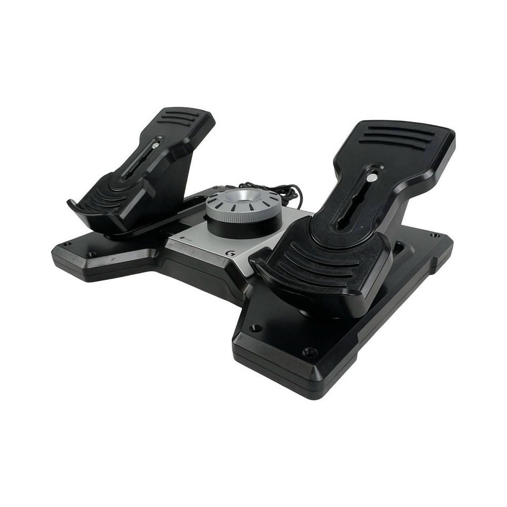 Logitech G Flight Simulator Rudder Pedals J-U0005 PC USB - Tested