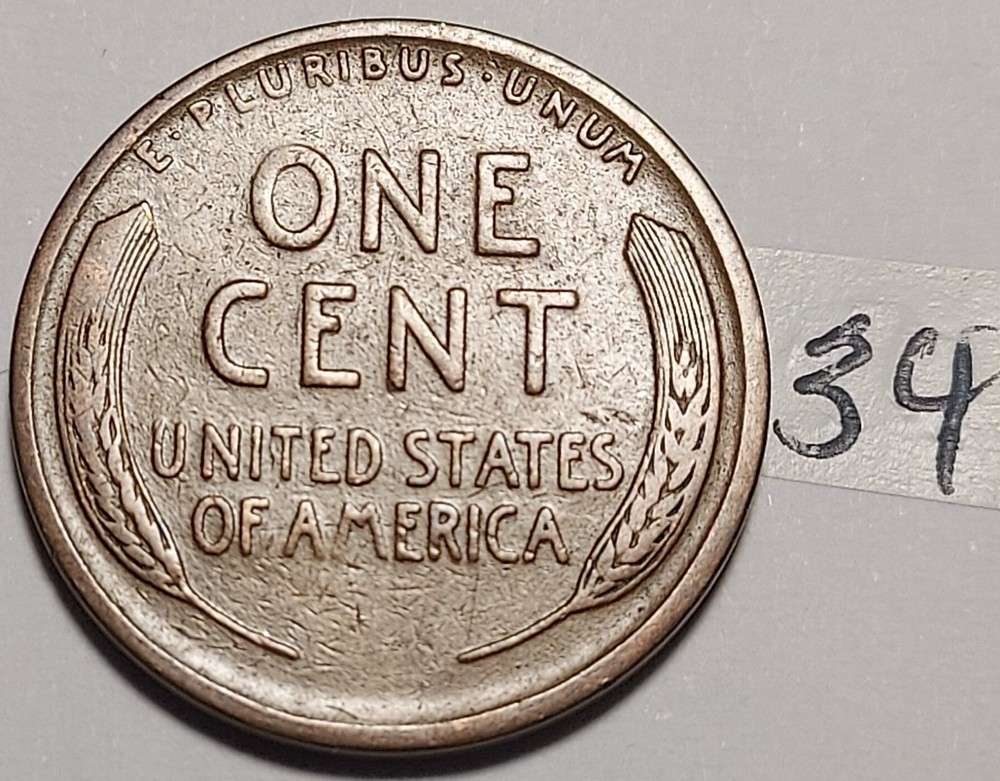 1919-S Lincoln Wheat Cent #34