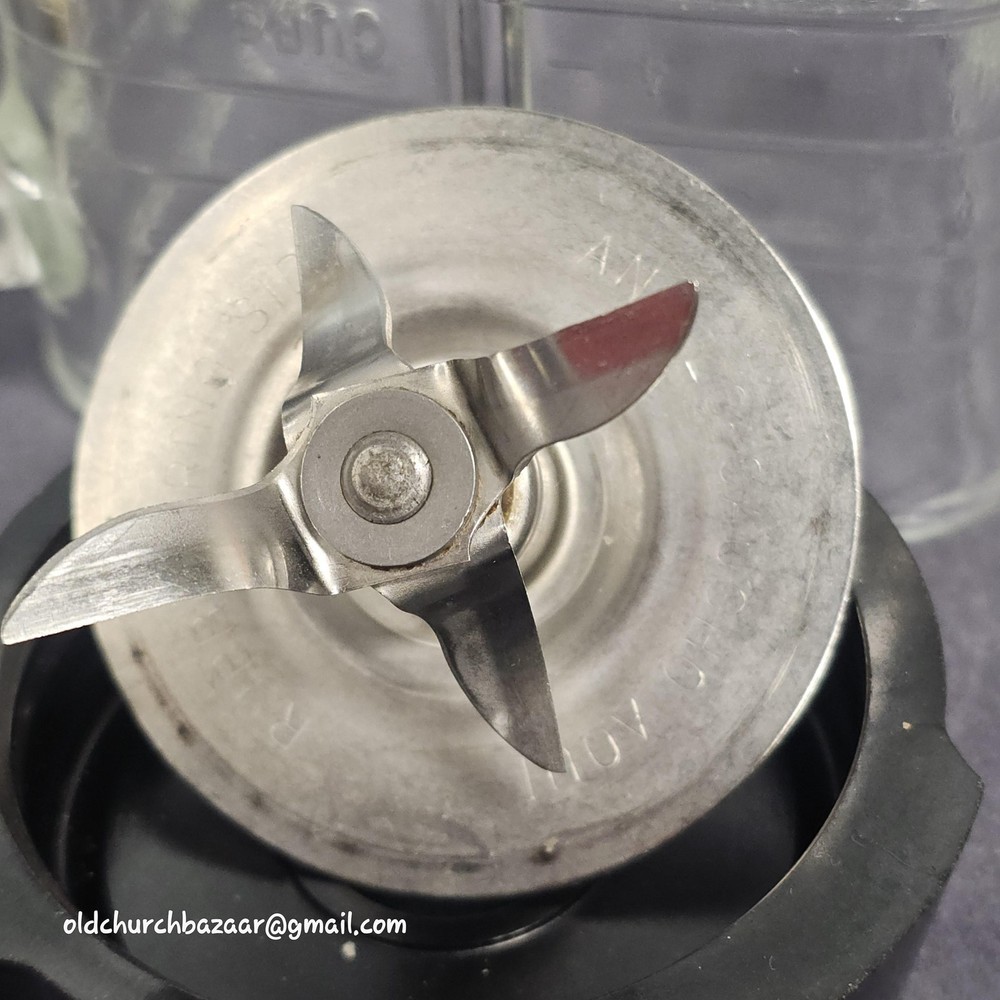 Vintage Osterizer Blender Blade Set Replacement Base Ring Lid Blade & Lid, Cap