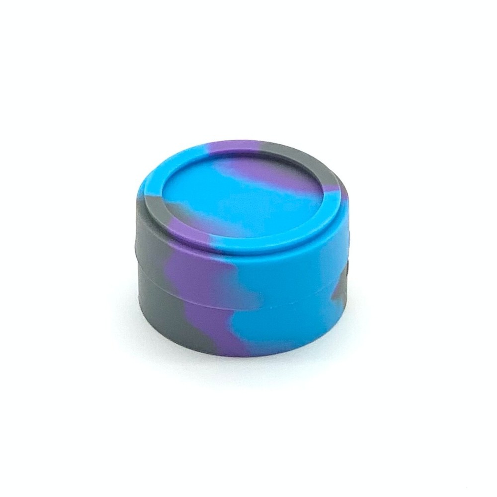 2x Pack 15ml Round Silicone Container Jar Food-Grade Silicone *FAST SHIP*