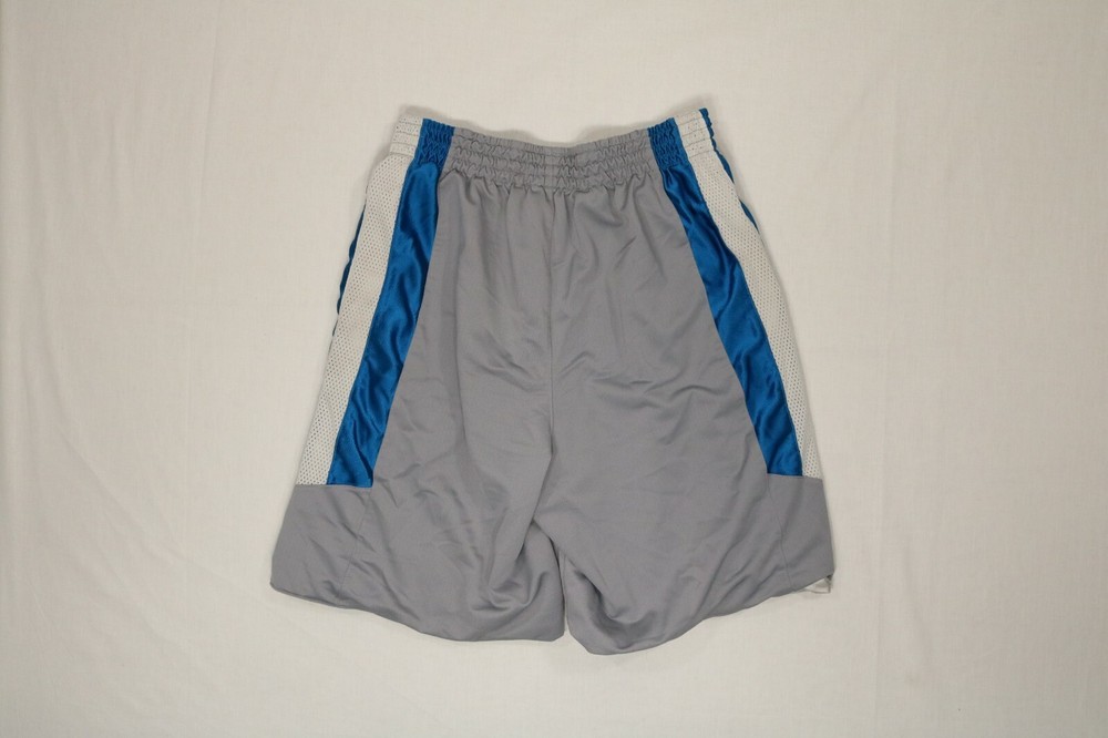 Mens NIKE Blue Gray Reversible Athletic Shorts Medium M EUC