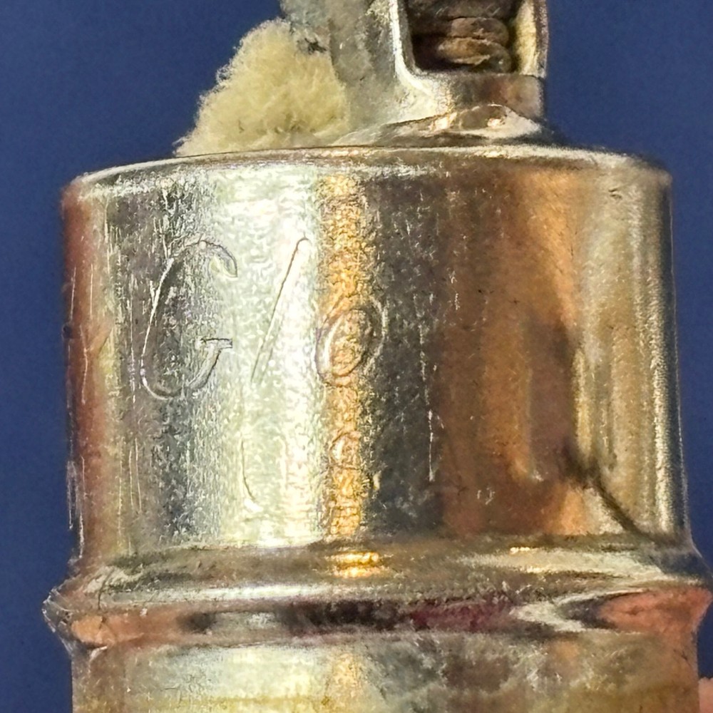 Frank M. Whiting Sterling Silver Hy-Glo Table Lighter