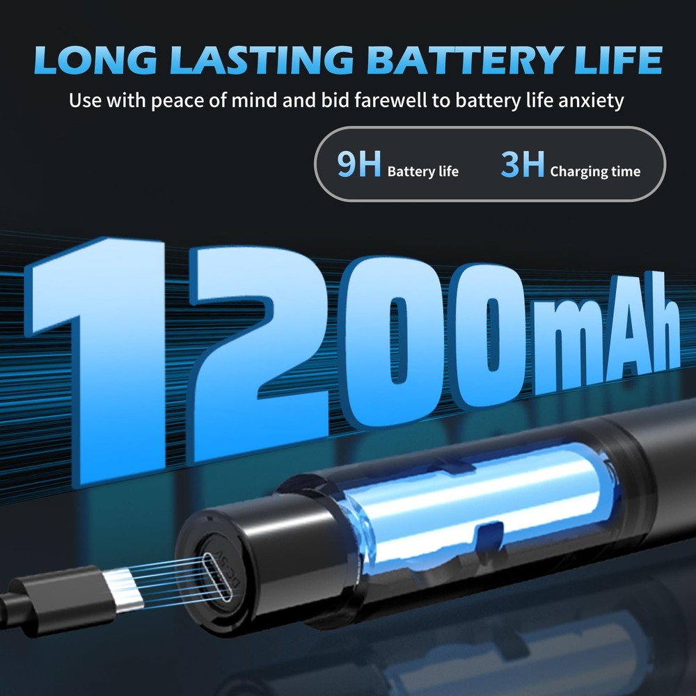 Wireless Microphone System, Metal UHF Handheld Microphones Cordless Dynamic M...