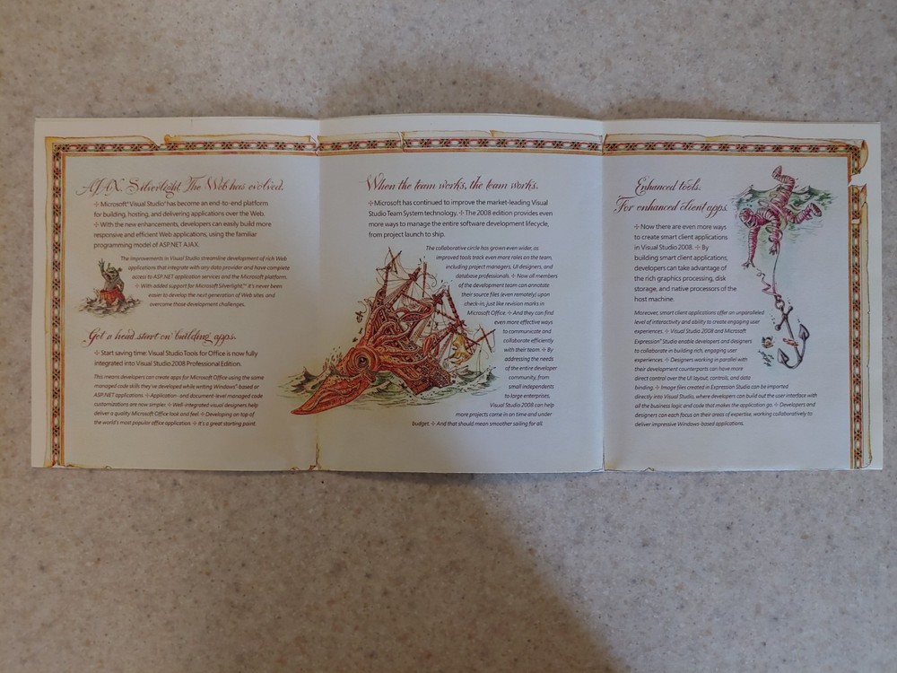 Microsoft Visual Studio Advertisement - A Developer's Life For Me Treasure Map