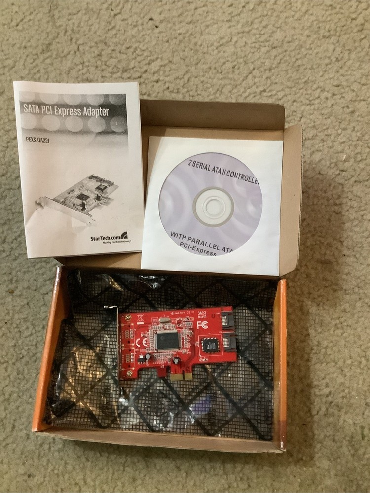 New StarTech.com 2 Port PCIe SATA II Controller Card