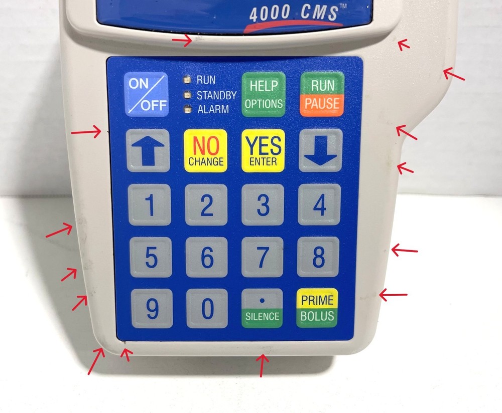 Curlin Medical 4000 CMS Ambulatory Infusion System Power Tested 303 Error Code