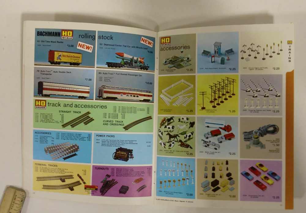 Vintage Bachmann Model Trains 1975 Mini Catalog