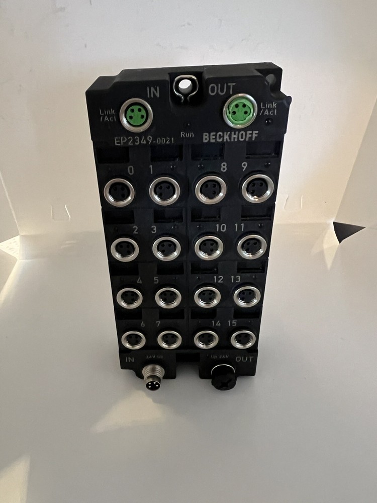 Beckhoff EP2349-0021 Ethercat 16-Ch Input/Output Module - NEW - Free Shipping
