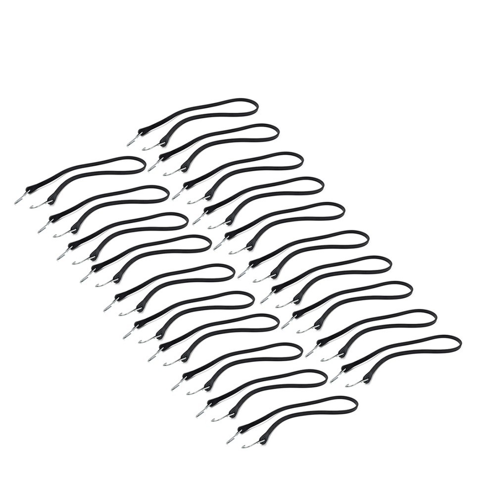 41" Heavy Duty Rubber Tarp Straps Tie Down Bungee Cords With Hook