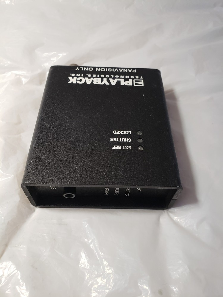 PLAYBACK SPECIAL EQUIPMENT PANAVISION