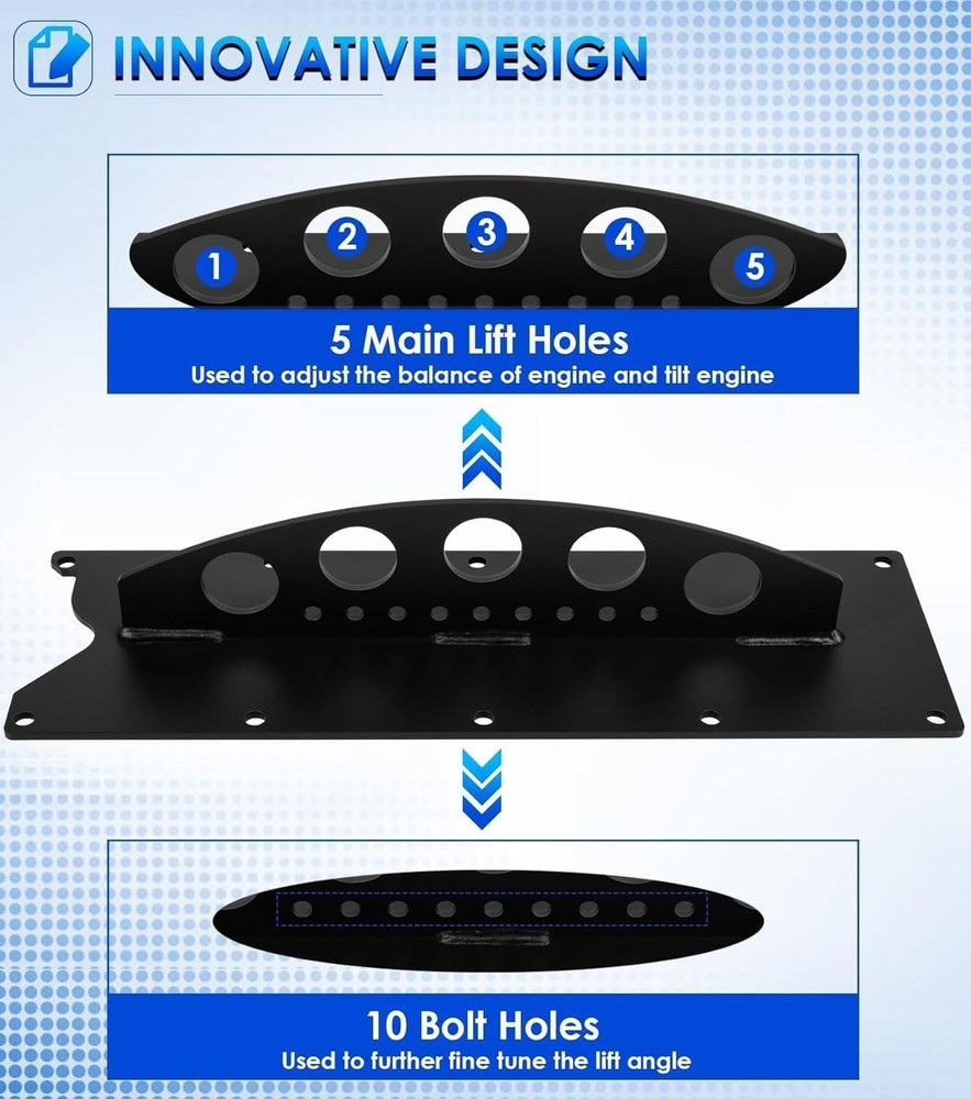 Precision LS Engine Lifting Plate for Easy Installation - Fits LS1, LS2, LS3