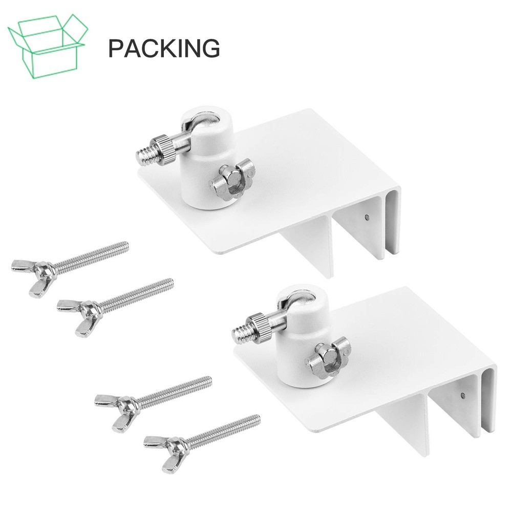 2Pack Gutter Mount Compatible with Arlo Essential arlo gutter mount, White