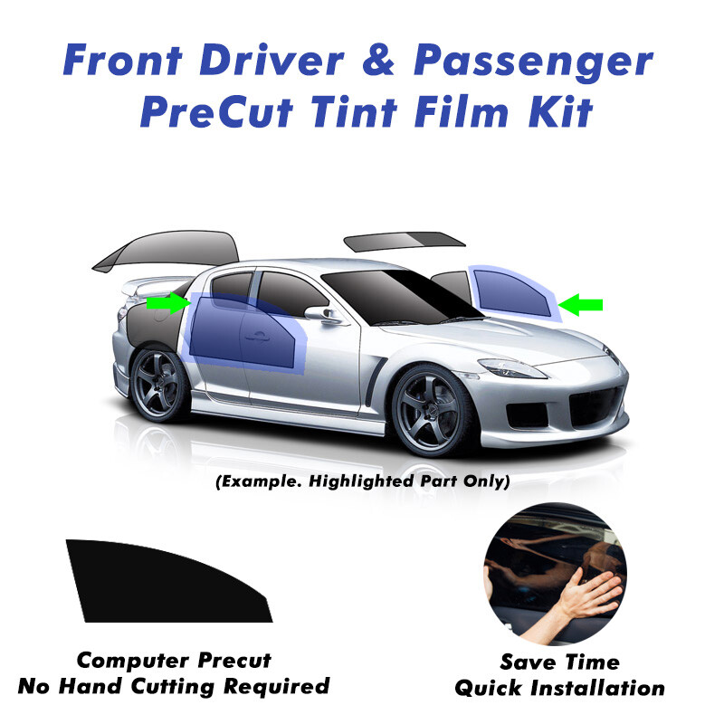 Front Kit Precut Window Tint Kit Film For 2007-2013 Silverado Regular Cab