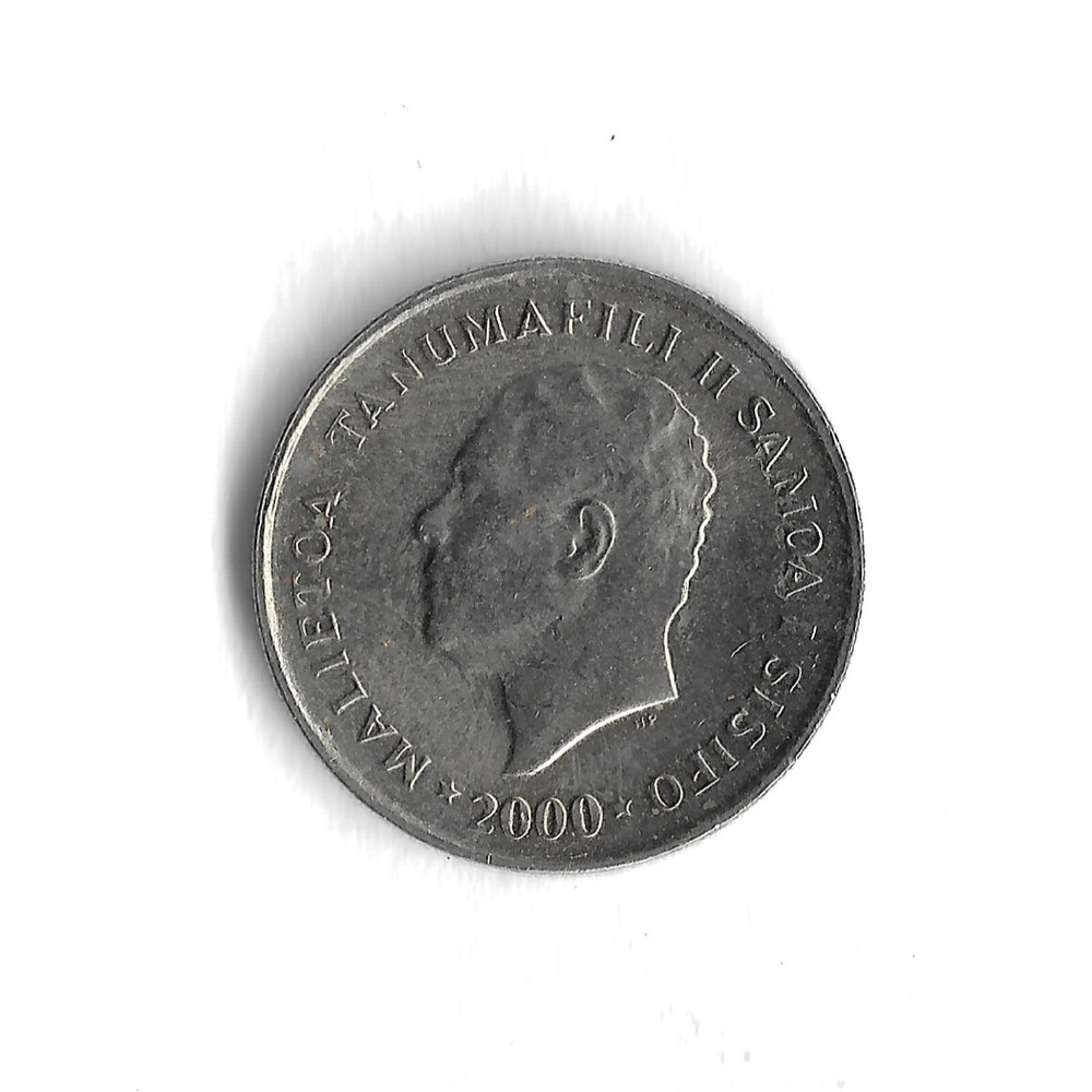 2000 Samoa 5 Sene World Coin - KM# 14