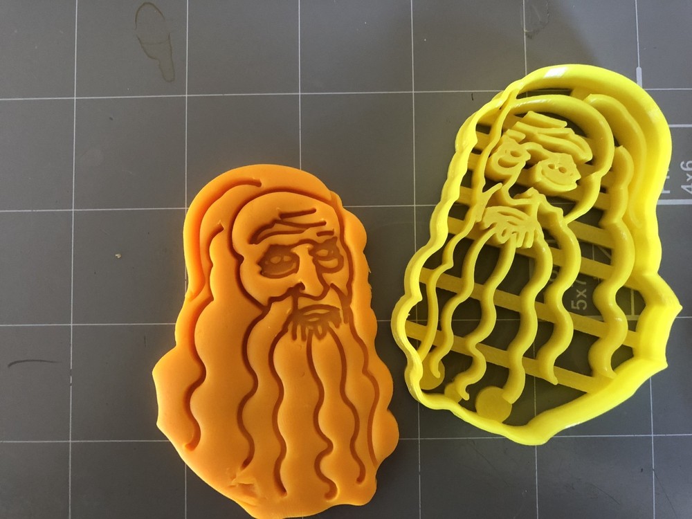 Leonardo da vinci Cookie Cutter
