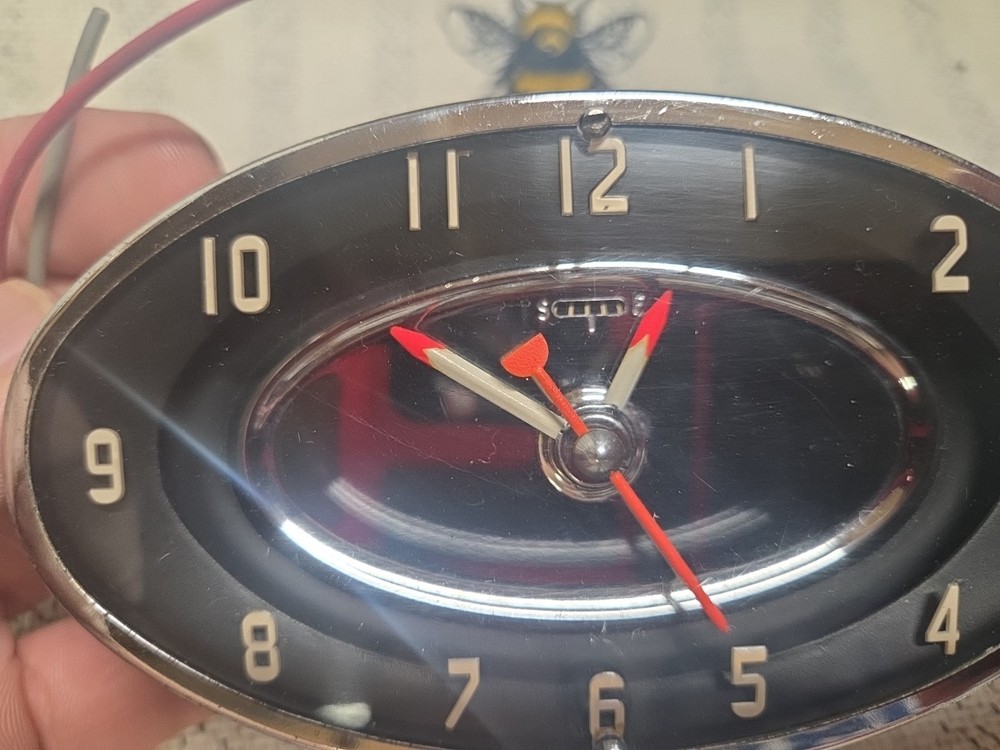 Serviced Working 1956 Oldsmobile CLOCK 56