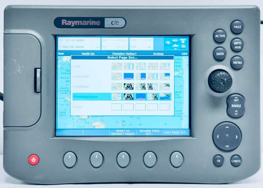 Raymarine C70 GPS Fishfinder & Radar 8.4" Multi Functional Display