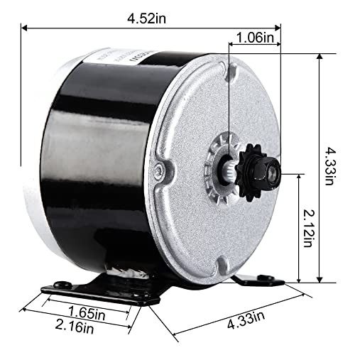 Small Brushed Permanent Magnet Electric Motor for E Scooter Drive Speed