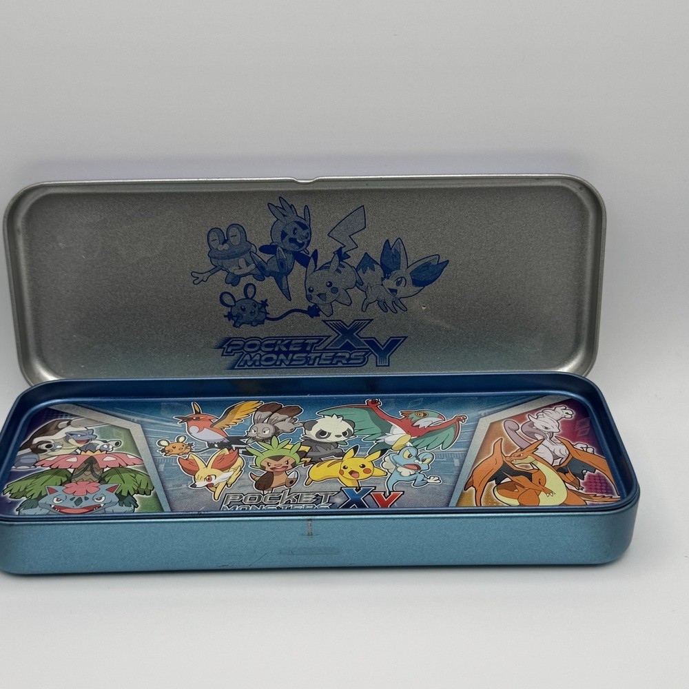 Pokemon Pocket Monsters XY Pencil Case Tin