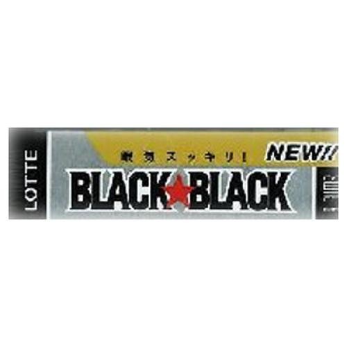 Lotte Black Black Wake-Up Gum 9pc